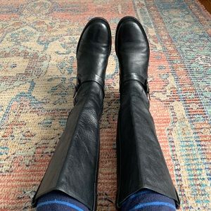 Cole Haan Nike Air leather riding boots